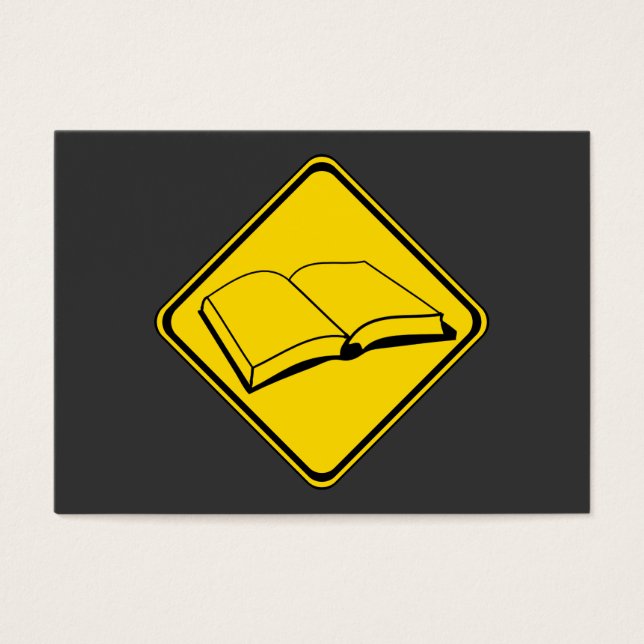 Warnung: Bücher stehen vor! (Vorderseite)