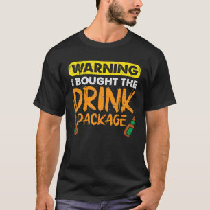 Warnung, dass ich trinke Paket Bier Cruise Drink g T-Shirt