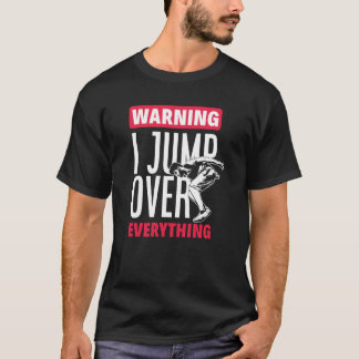 Warnung, dass ich über alles, was frei läuft Parko T-Shirt