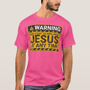 Warnung, dass ich zu jedem Zeitpunkt anfangen kann T-Shirt