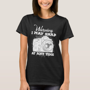 Warnung, dass ich zu jeder Zeit ein lustiges Gesch T-Shirt
