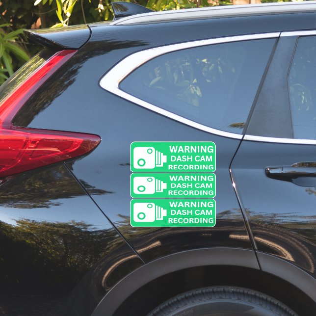 Warnung der CAM-Aufzeichnung der Fahrzeugkamera Aufkleber (Auto Seite)