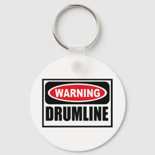 Warnung der DRUMLINE-Schlüsselkette Schlüsselanhänger