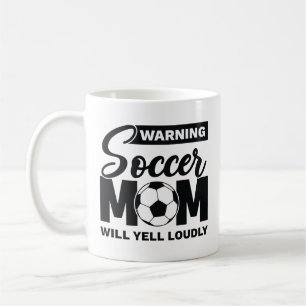 Warnung der Fußball-Mama Will Yell laut Kaffeetasse