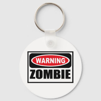 Warnung der ZOMBIE-Schlüsselkette Schlüsselanhänger