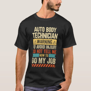 Warnung des Auto T-Shirt