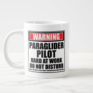 Warnung des Paraglider-Pilotprogramms Jumbo-Tasse