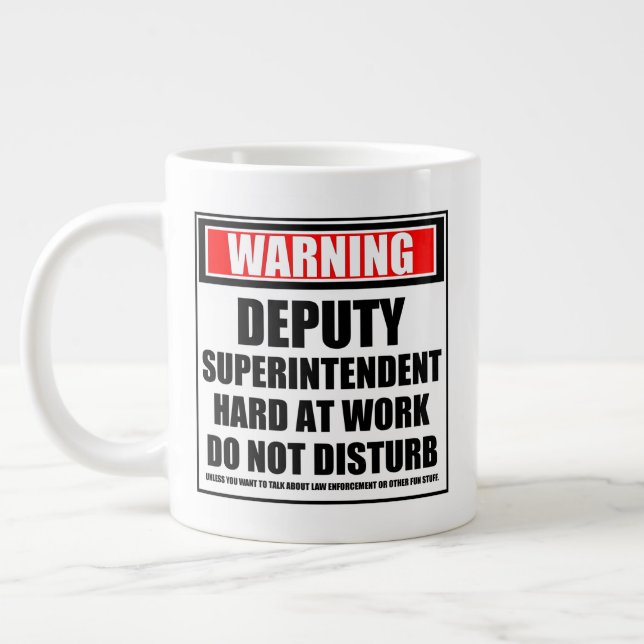 Warnung des stellvertretenden Oberbefehlshabers be Jumbo-Tasse (Links)