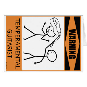 Warnung des temporären Gitarrist