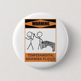 Warnung des temporären Marimba-Spielers Button
