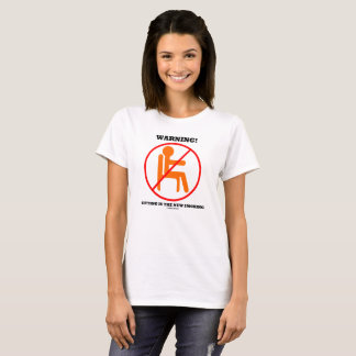 Warnung! Die Sitzung ist das neue Rauchen-Cross-Ou T-Shirt
