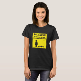 Warnung:  Diese Person kann über Hühner sprechen T-Shirt