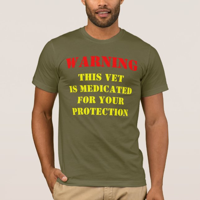WARNUNG: DIESER BEREICH WIRD MITTELT T-Shirt (Vorderseite)
