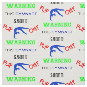 Warnung: Dieser Gymnast wird gerade Gedreht Stoff
