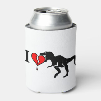 Warnung! Dinosaurier isst Herz Dosenkühler
