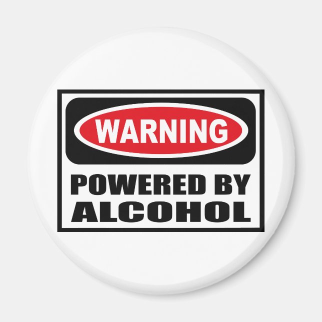 Warnung durch ALCOHOL Magnet (Vorne)
