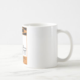 Warnung eines temporären Pianisten Tasse