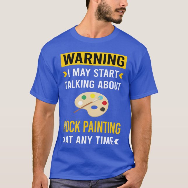 Warnung Felsmalerei vintage T-Shirt (Vorderseite)
