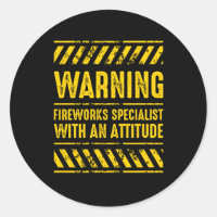 Warnung Feuerwerk Spezialist Pyro Pyrotechnic Gesc