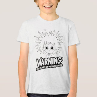 Warnung! Hochspannung, wenig Geduld, kein Filter! Tri-Blend Shirt