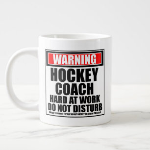 Warnung Hockey Coach hart am Arbeitsplatz nicht st Jumbo-Tasse