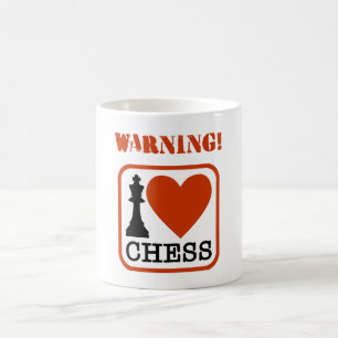 Warnung! I Liebe Schach Kaffeetasse