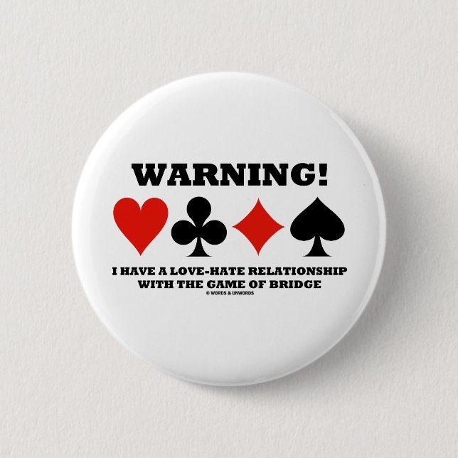 Warnung! Ich habe eine Beziehung zwischen Liebe un Button (Vorderseite)