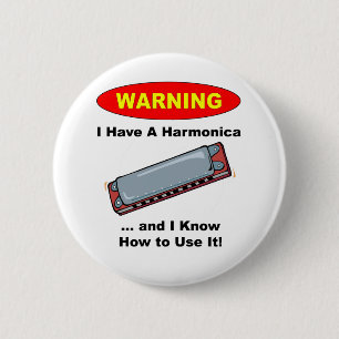 Warnung! Ich habe eine Harmonika… Button