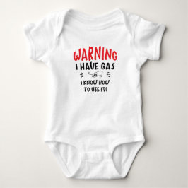 Warnung, ich habe Gas... Funny Baby Strampler