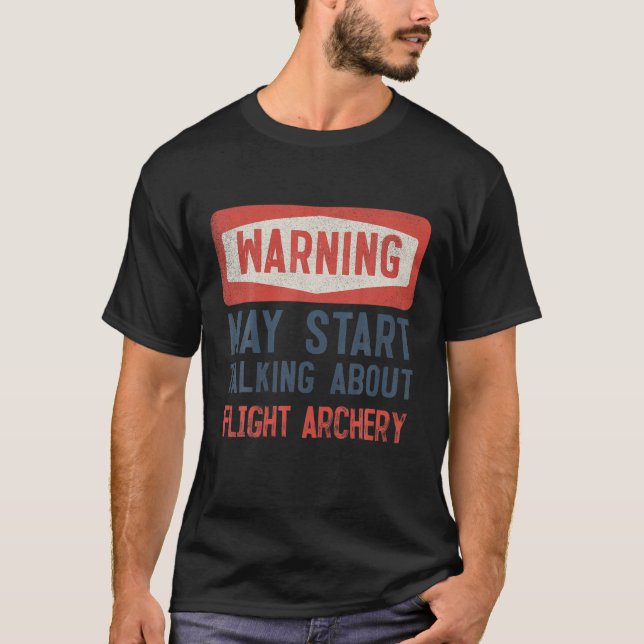 Warnung kann beginnen, über Fluggeschoss zu sprech T-Shirt (Vorderseite)