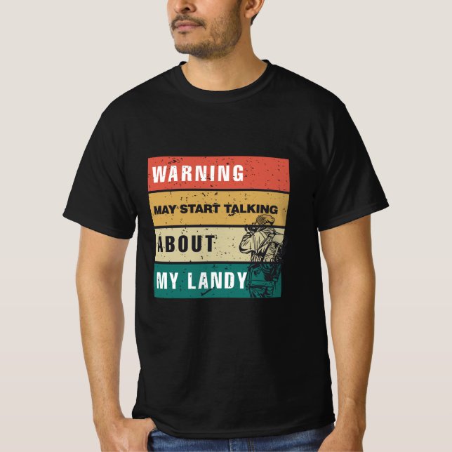 Warnung - kann beginnen, über meine Heimat zu rede T-Shirt (Vorderseite)