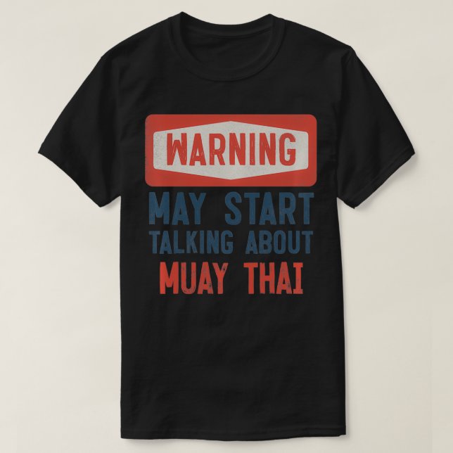 Warnung kann beginnen, über Muay Thai Pullover zu  (Design vorne)