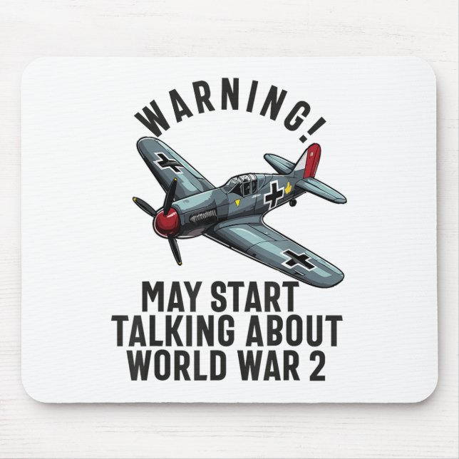 Warnung kann beginnen, über WW2 Weltkrieg 2 Hi zu  Mousepad (Vorne)