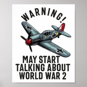 Warnung kann beginnen, über WW2 Weltkrieg 2 Hi zu Poster