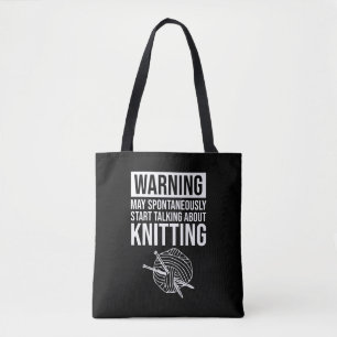 Warnung - Kann damit beginnen, über Stricken zu sp