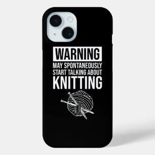 Warnung - Kann damit beginnen, über Stricken zu sp Case-Mate iPhone Hülle