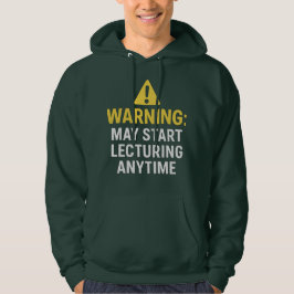 Warnung: Kann jederzeit anfangen zu sprechen - Fun Hoodie