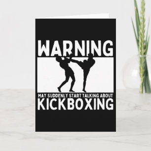 Warnung Kann Plötzlich Anfangen Über Kickboxen Zu Karte
