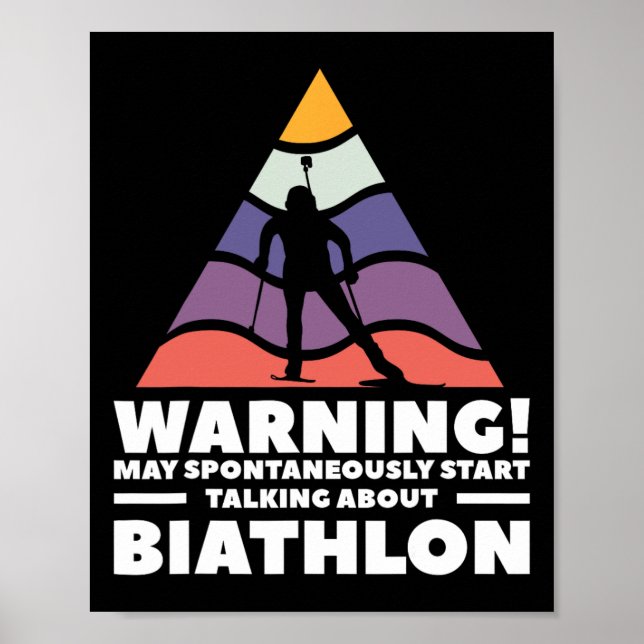 Warnung kann spontan beginnen, über Biat zu sprech Poster (Vorne)