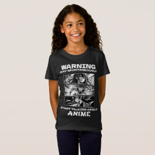 Warnung kann spontan über Anime sprechen T-Shirt