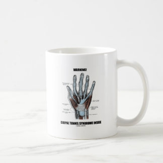 Warnung! Karpaltunnelsyndrom Inside (Anatomie) Tasse