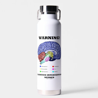 Warnung! Kognitive Eingriffe erforderten Spaß des  Trinkflasche
