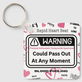 Warnung! könnten schlüsselanhänger