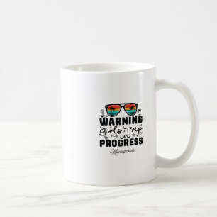 Warnung Mädchen-Trip im Gange Urlaub Madagaskar Kaffeetasse