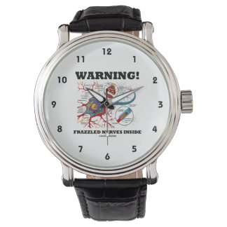 Warnung! Nerven, die in Neuronensynapse verblendet Armbanduhr