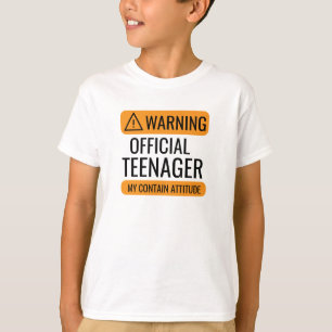 Warnung Offizielles Teenager T-Shirt – Lustiger Ge