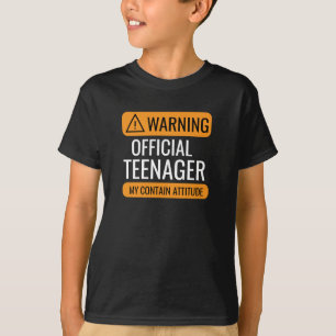 Warnung Offizielles Teenager T-Shirt – Lustiger Ge