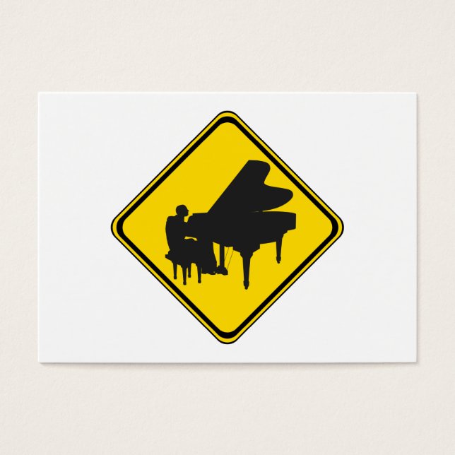 Warnung: Piano Player Ahead! (Vorderseite)