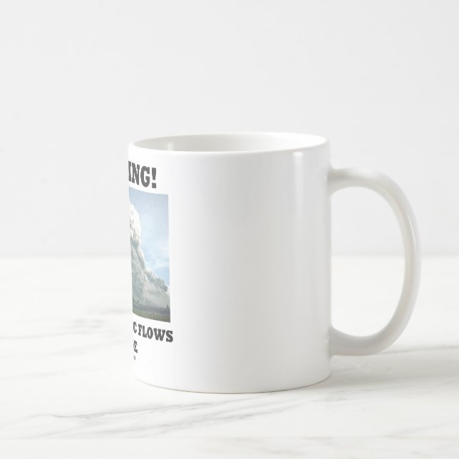 Warnung! Pyroclastic Fluss-Innere (Vulkanologie) Kaffeetasse (Rechts)