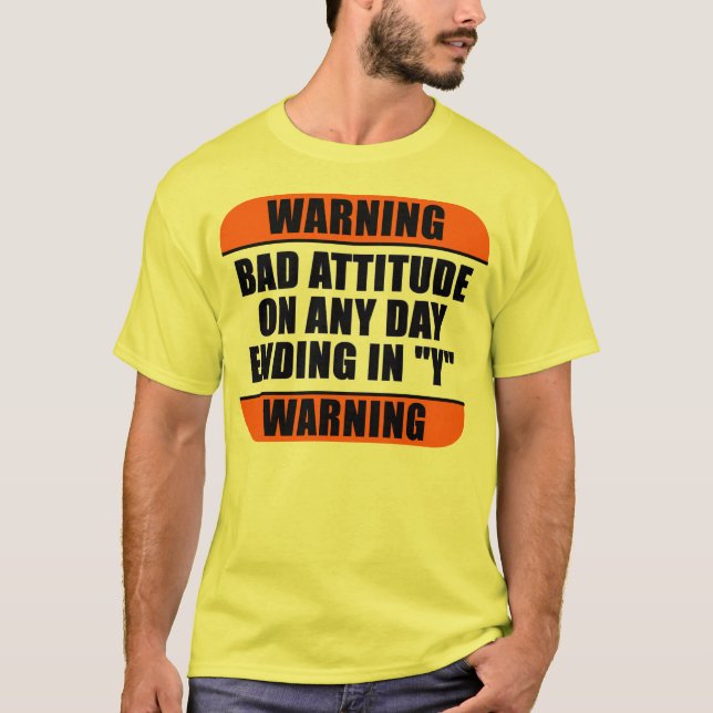 Warnung - schlechte Haltung T-Shirt (Vorderseite)